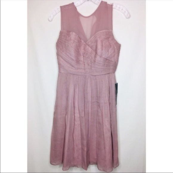 NWT J. Crew Clara lilac silk dress 2 2P petite - Picture 4 of 7